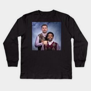 Luka and Kyrie Step Brothers Kids Long Sleeve T-Shirt